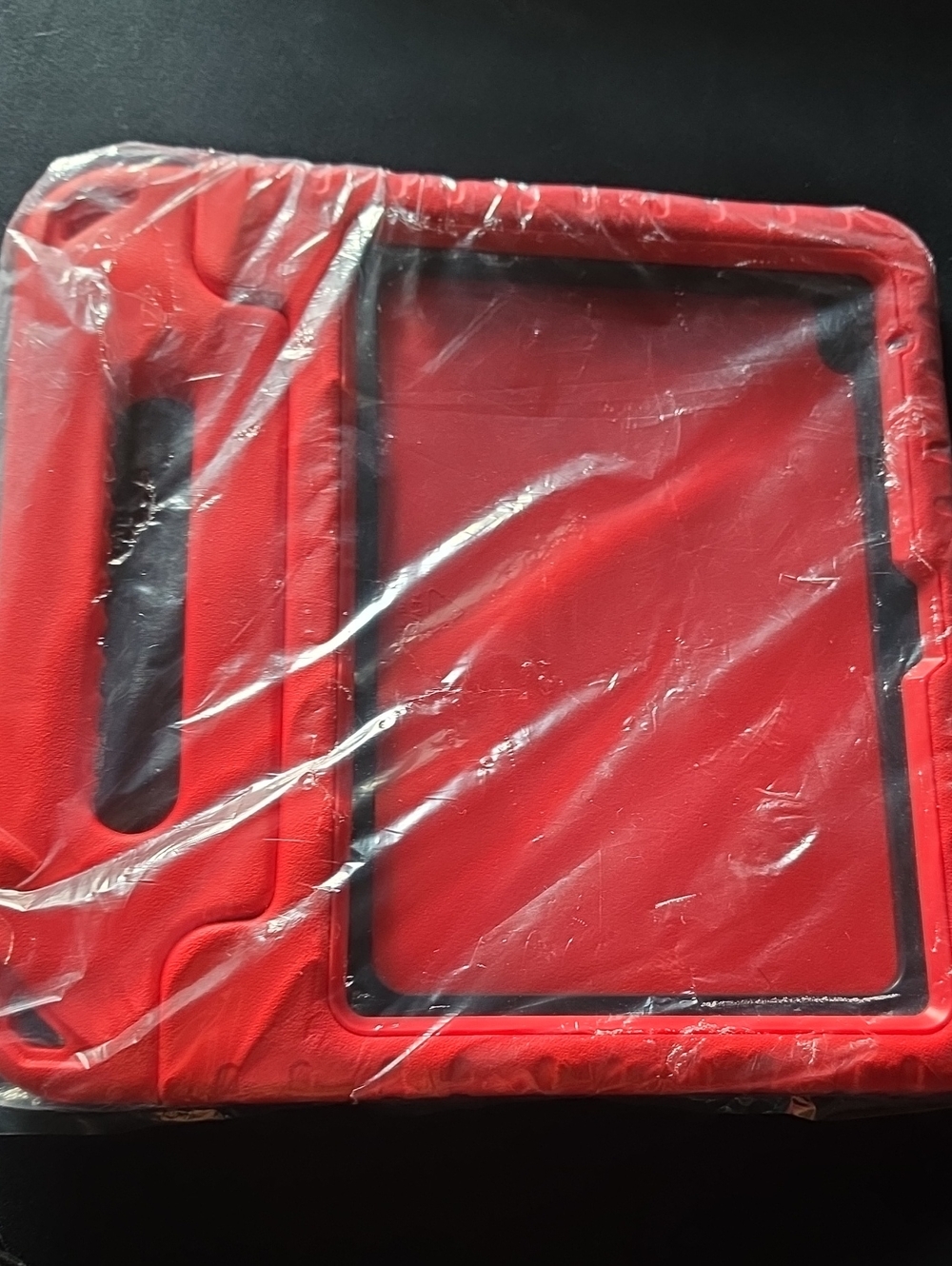 Red Heavy-Duty Tablet Case with Handle - Brand Unspecified